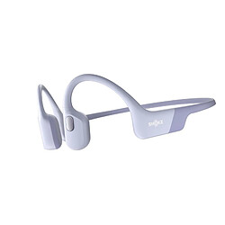 Casque sport sans fil Bluetooth Shokz OpenRun Mini avec réduction du bruit Violet Exclusivité Fnac