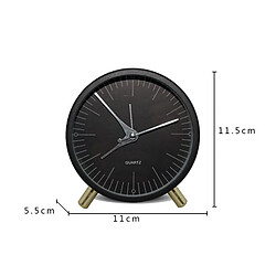 Avis Yonis Horloge Quartz Silencieuse Métal Blanc