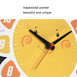 Avis Yonis Horloge Enfant Cartoon Bois Couleurs Vives