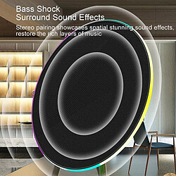 Acheter Yonis Enceinte Bluetooth puissante son 360° immersif - Bleu