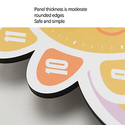 Acheter Yonis Horloge Enfant Cartoon Bois Couleurs Vives