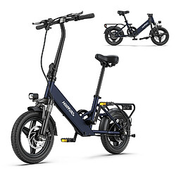 HillMiles Mile 1 vélo électrique 250W 36V10.4AH 14 pouces Frein à disque mécanique bleu