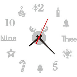 Acheter Yonis Horloge murale quartz - Argent