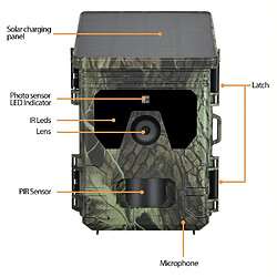 Acheter Yonis Caméra De Chasse Vision Nocturne 4K Solaire