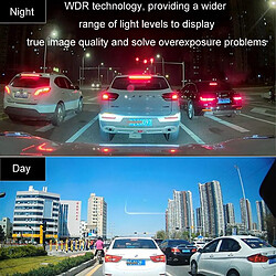 Avis Yonis Dashcam Triple Caméra HD Wi-Fi 1080p