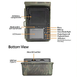 Yonis Caméra De Chasse Vision Nocturne 4K Solaire pas cher