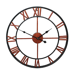 Avis Yonis Horloge Murale Ronde Rétro Bronze 60cm
