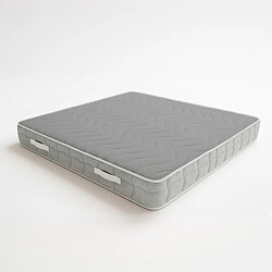 The White Stone Matelas 140x200 cm mémoire 9 zones H25 Orthopédique Respirant