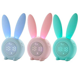 Avis Yonis Horloge Réveil Lapin Rose Silicone USB