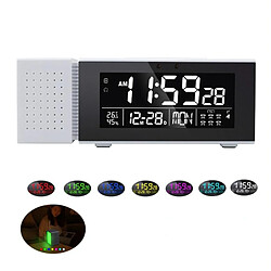 Yonis Réveil Multifonctionnel Lumières Colorées FM