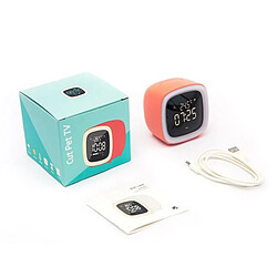 Yonis Horloge Enfant USB LED Multifonction Orange pas cher