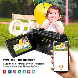 Yonis Caméscope Numérique 5K 30FPS Zoom Optique 3X