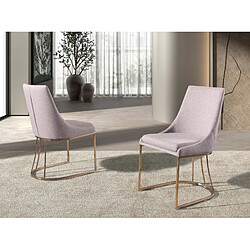 Avis Angel Cerda Chaise en tissu gris