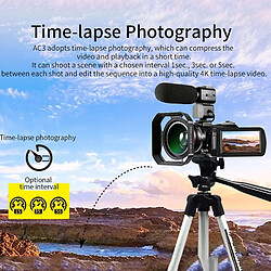 Yonis Y-22677 - Caméscope 4K Wi-Fi