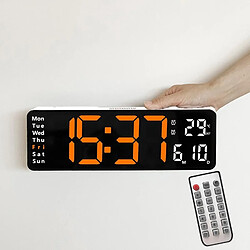Yonis Horloge Murale LED Multifonction 13 Pouces