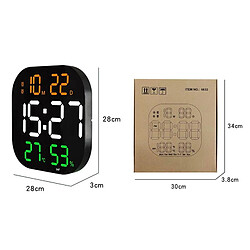 Acheter Yonis Horloge LED 13 Pouces Multifonction Maison