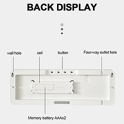 Avis Yonis Horloge Murale LED Multifonction 13 Pouces