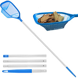 145cm épuisettes de Surface pour Piscine,Filets de Fond de Piscine avec percher Stable en Aluminium de 1