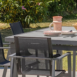Dcb garden Table de jardin rectangulaire - Gris anthracite