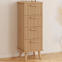 Idmarket Meuble d'appoint 4 tiroirs JUL