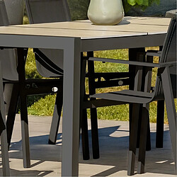 Dcb garden table de jardin Venise - Gris anthracite