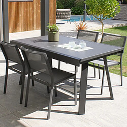 Dcb garden table de jardin rectangulaire - Gris anthracite