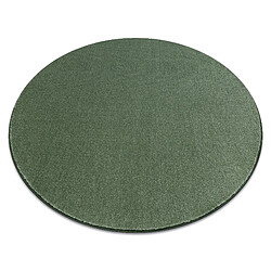 RUGSX TAPIS cercle SEDUCTION vert 26 doux, durable, chambre, hôtel cercle 133 cm