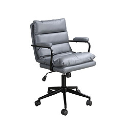 Angel Cerda Chaise de bureau pivotante en tissu gris