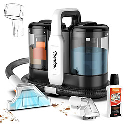 Teendow C5 aspirateur portable 450W, 11000Pa, réservoir 1500ML/800ML, 4kg, faible bruit 80dB