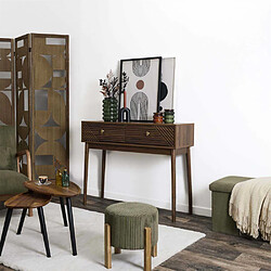 The home deco factory Console Tiffany en bois - Marron