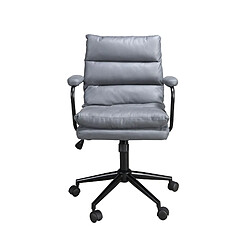 Angel Cerda Chaise de bureau pivotante en tissu gris