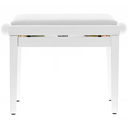 PB010WHS Banquette piano White Mate Quik Lok