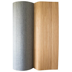 Homestyle4U Paravent bambou 200 x 250 cm brun