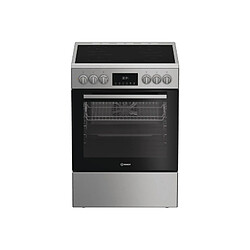 Cuisinière vitrocéramique Indesit I6V5LCX inox