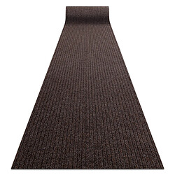 RUGSX Paillasson antidérapant pour les mètres courants CEYLON extérieur, intérieur, sur caoutchouc - marron 0300 100cm 100x230 cm 