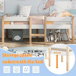 Avis HAUSS SPOLE Lit bébé 90x190 cm Lit mi-hauteur - Blanc