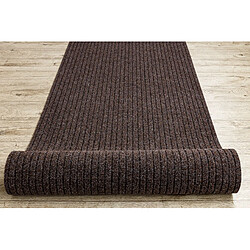 RUGSX Paillasson antidérapant pour les mètres courants CEYLON extérieur, intérieur, sur caoutchouc - marron 0300 100cm 100x230 cm pas cher