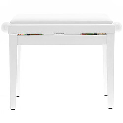 PB100WHL Banquette piano White Similicuir Quik Lok