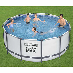 ZMH Ensemble de piscine Rond 366x122 cm