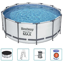 ZMH Ensemble de piscine Rond 366x122 cm