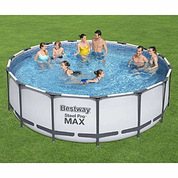 ZMH Ensemble de piscine Rond 457x122 cm