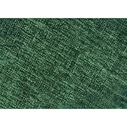 Mendler Ensemble canapé HWC-O54, canapé modulable avec ottomane, tissu/textile 63x270x190cm ~ vert