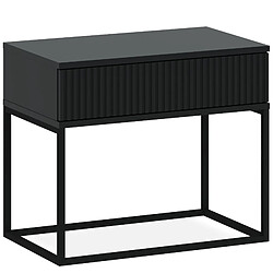 Konsimo Table de chevet Rectus - Anthracite