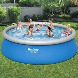 ZMH Ensemble de piscine gonflable ronde 457x122 cm