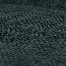 Mendler Lot de 2 chaises de salle à manger HWC-O48, chaise de cuisine, pivotante Auto-Return, tissu/textile chenille (320g/m²) Öko-Tex ~ pétrole-vert