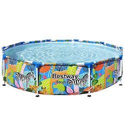 ZMH Ensemble de piscine Cadre 305x66 cm