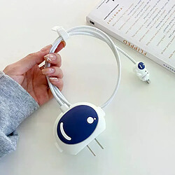 Lot de 4 protections de câble iPhone iPad - Blanc