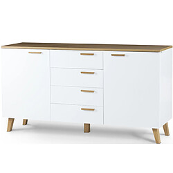 Konsimo Commode combinée bébé - Blanc