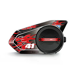 Autocollants casque moto Sena 50S - Noir