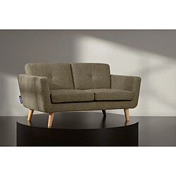 Konsimo Canapé droit 2 places - Marron